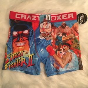 Men’s Crazy Boxer Street Fighter ll